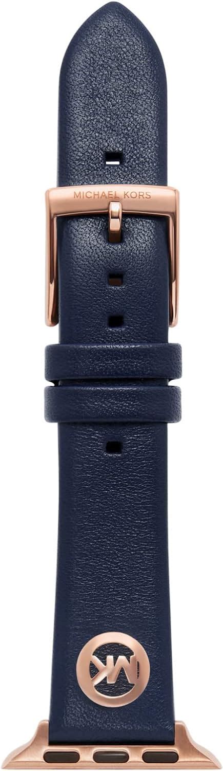 michael kors replacement blue strap watch|Michael Kors interchangeable watch band.